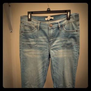 Bcbg Max Azria bell bottom denim jeans